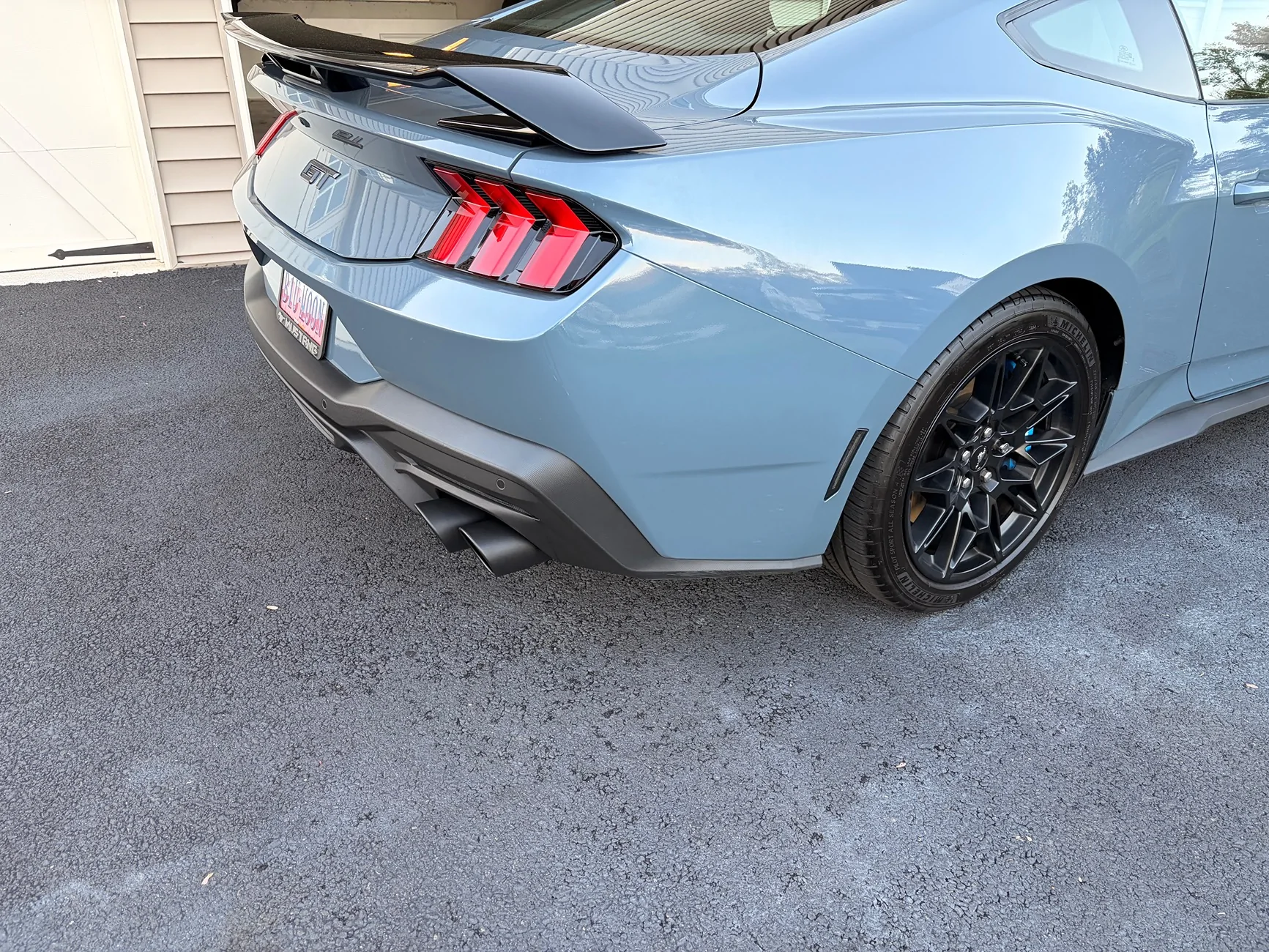 S650 Mustang Black Tips (Bolt-on Covers) for Active Exhaust Mustang IMG_2119