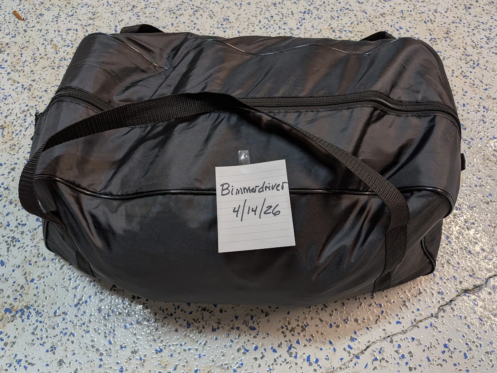 S650 Mustang Dark Horse car cover PXL_20260414_202334612