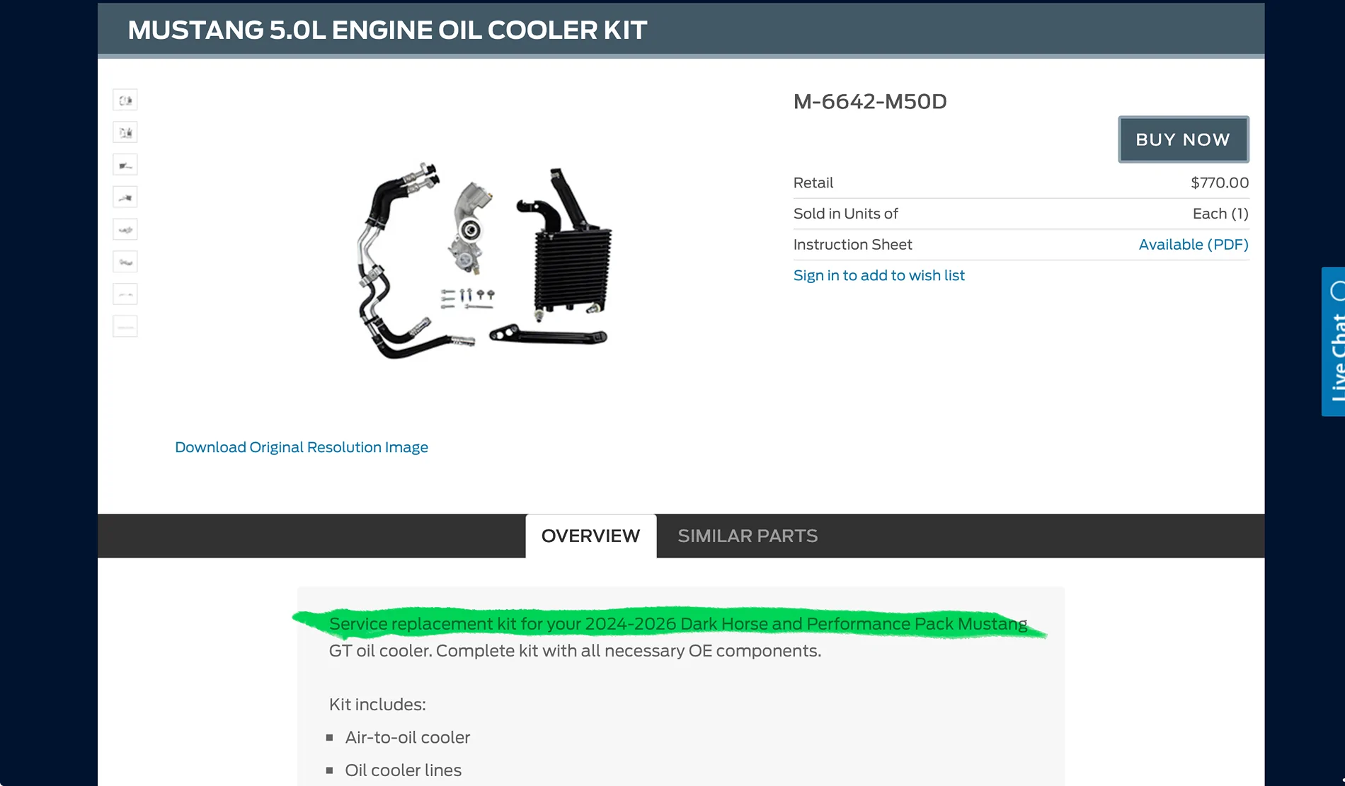 S650 Mustang '25-26 PP does include oil cooler, RIGHT? 1776268166141-x1