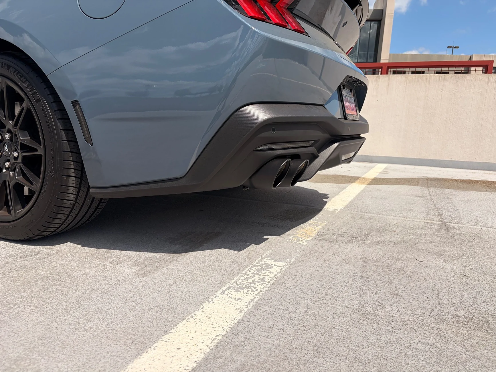 S650 Mustang Black Tips (Bolt-on Covers) for Active Exhaust Mustang IMG_2133