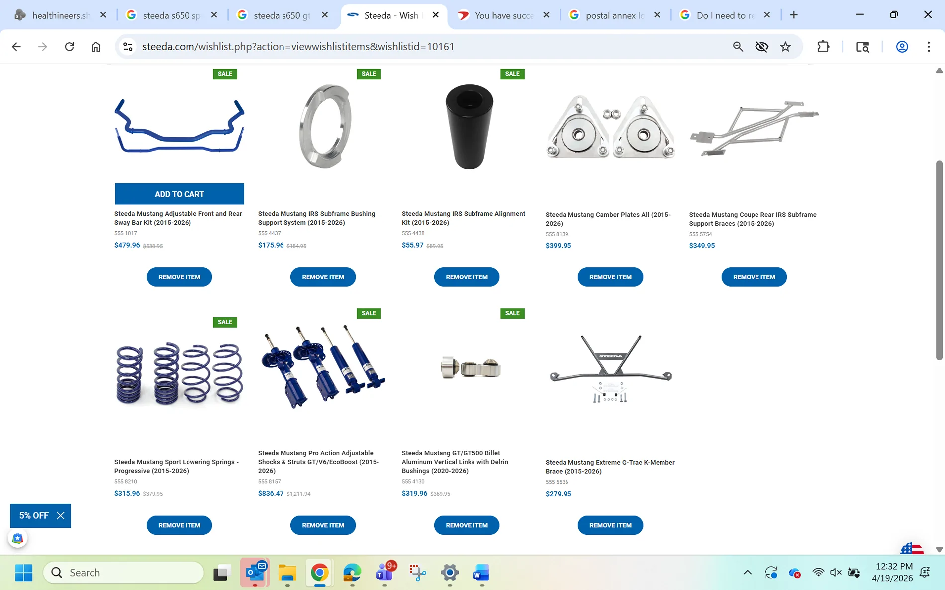 S650 Mustang S650 Lethal Performance Level 4 Steeda Suspension Package - feedback / reviews? 1776616426737-4