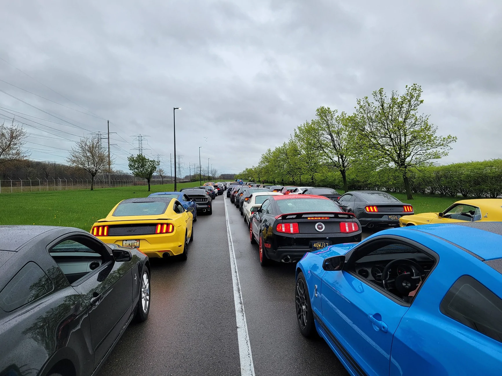S650 Mustang What did you do to your S650 Mustang today?? 🙋🏻‍♂️ lined up for parade 2