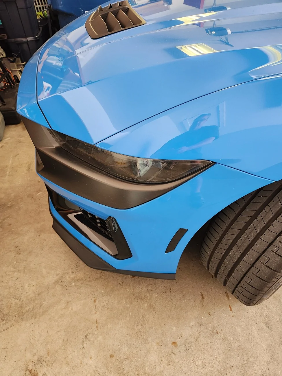 S650 Mustang BuckeyeBOSS' Grabber Blue Dark Horse Build 20260427_123803