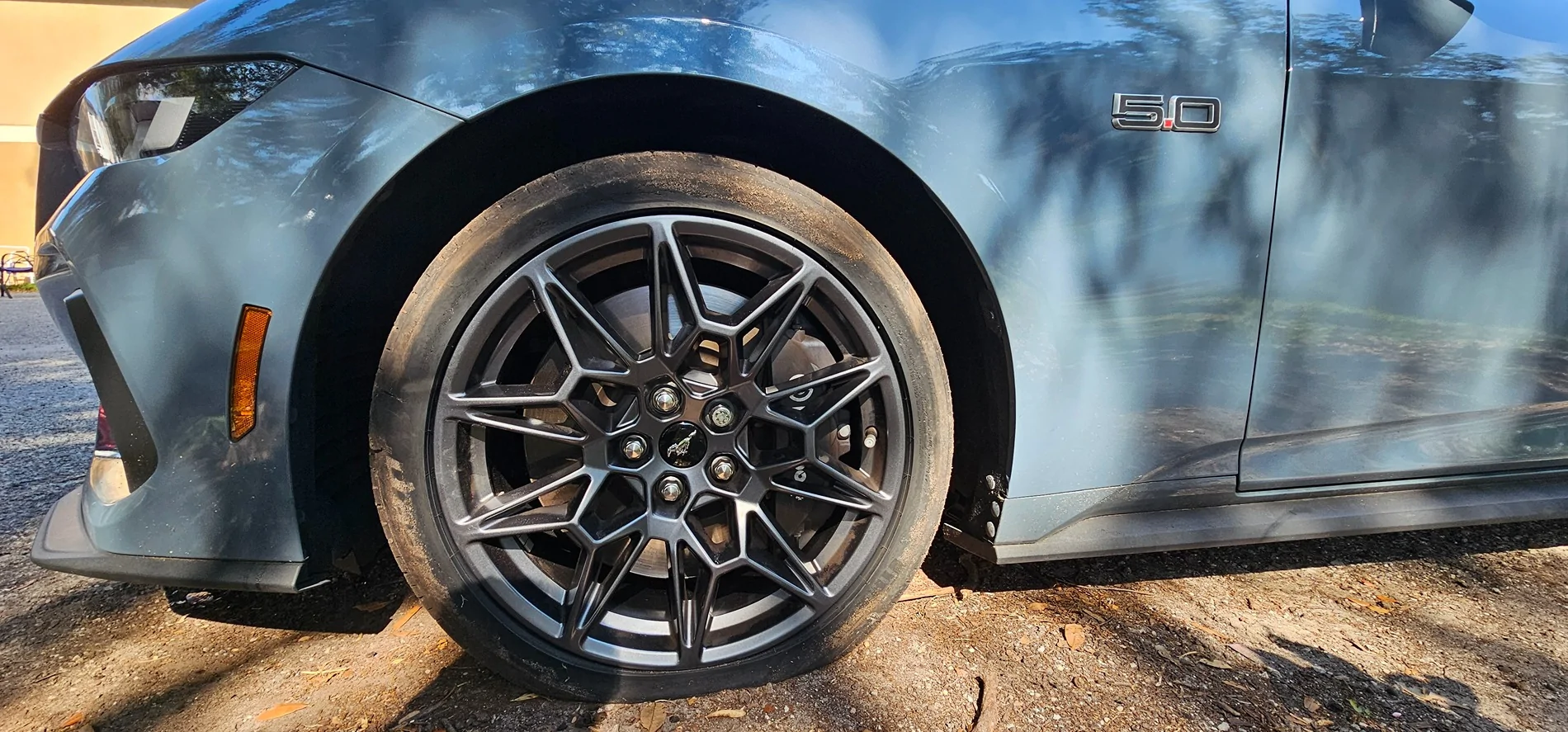 S650 Mustang Victim of a pothole :( 20260429_164937