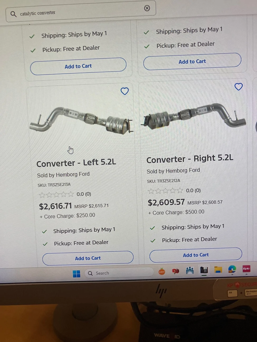S650 Mustang Mustang GTD parts are now in Ford parts database imag