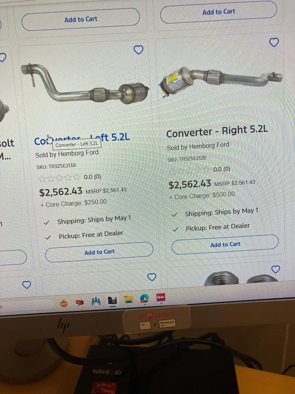 S650 Mustang Mustang GTD parts are now in Ford parts database imag