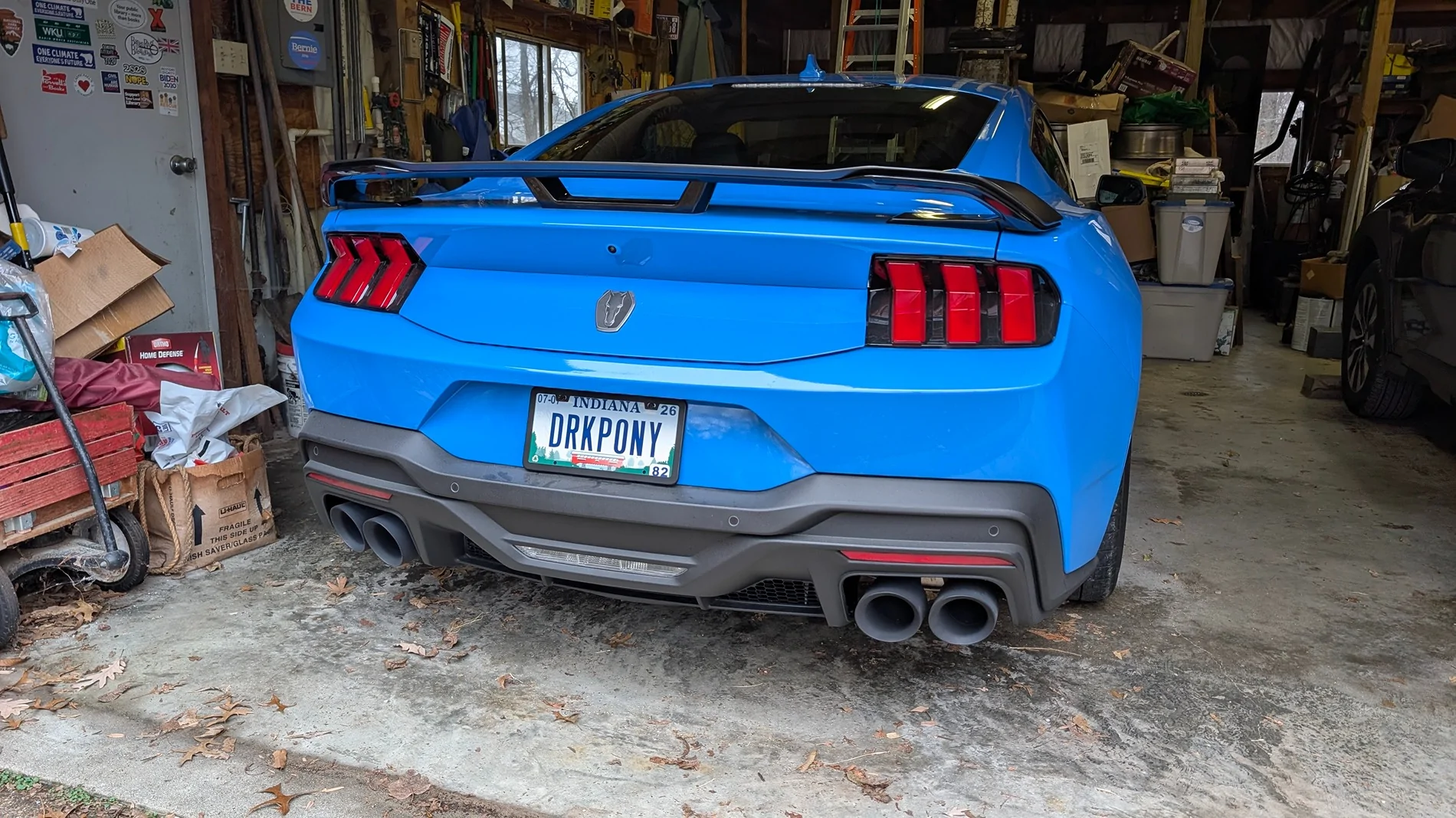 S650 Mustang BuckeyeBOSS' Grabber Blue Dark Horse Build PXL_20251224_192026293