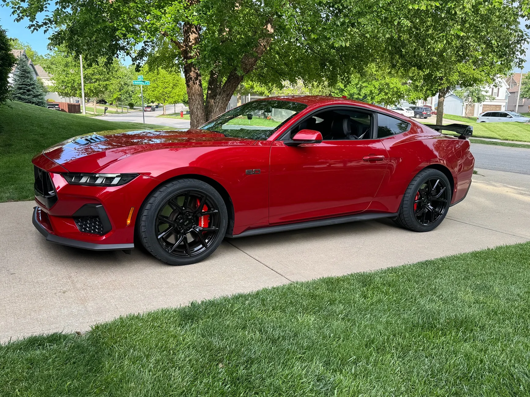 S650 Mustang New Wheels - Will 1-Inch Drop Be Enough? image0