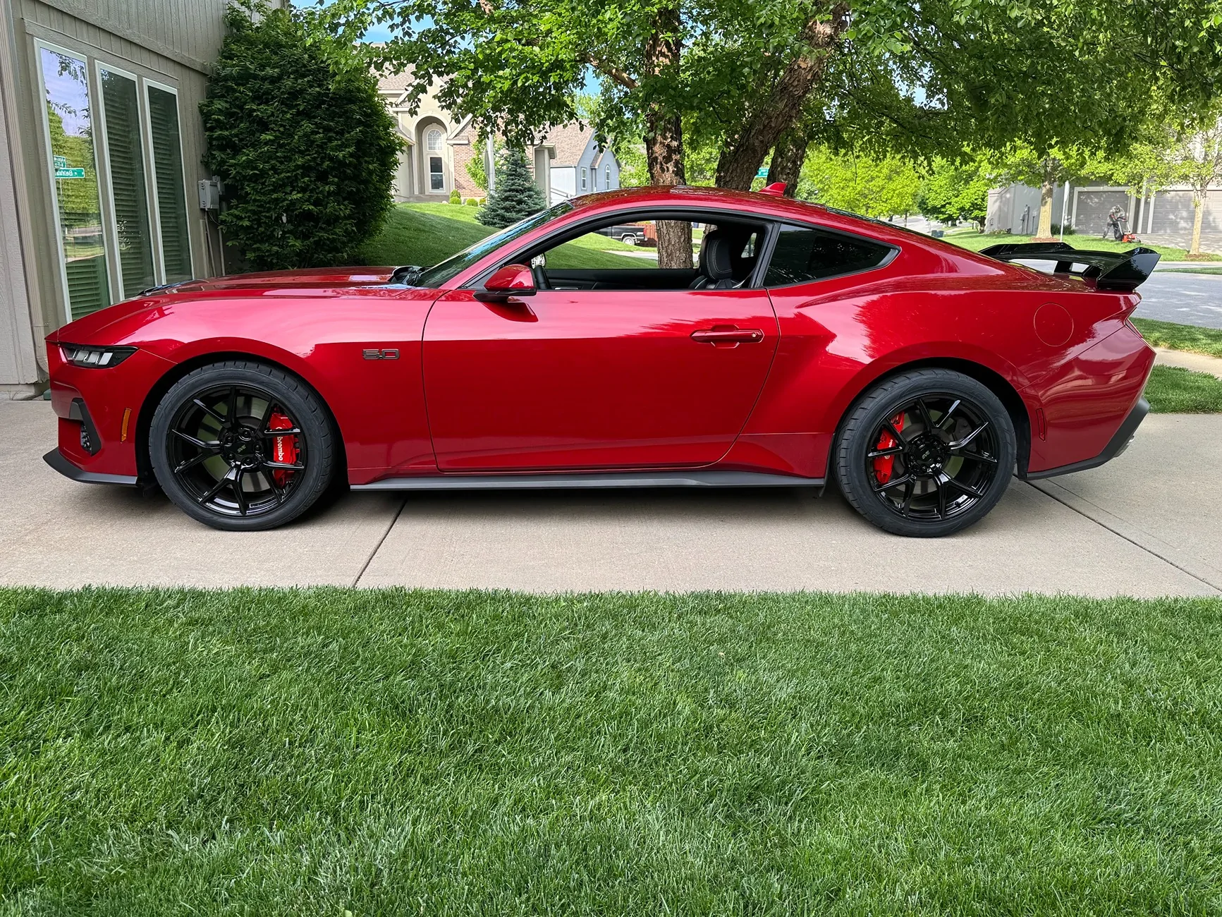 S650 Mustang New Wheels - Will 1-Inch Drop Be Enough? image1