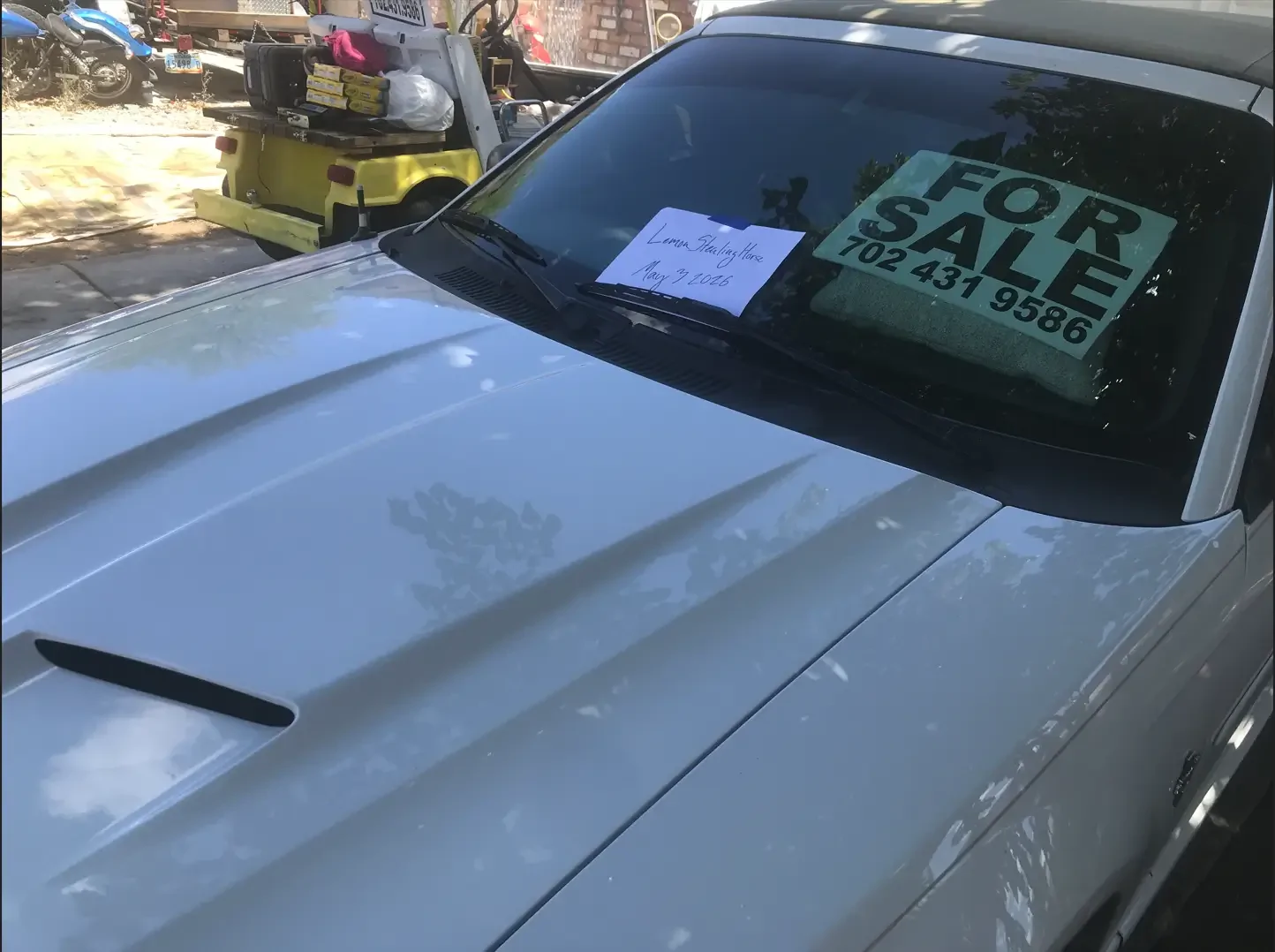 S650 Mustang 2003 White Ford Mustang Convertible For Sale $7,000 image_2026-05-06_173020600