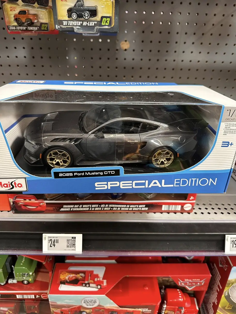 S650 Mustang First S650 2024 Ford Mustang Diecast! 1/18 Dark Horse in Carbonized Gray 1778355092541-dy