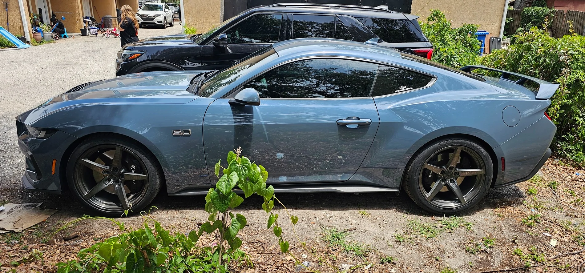 S650 Mustang Victim of a pothole :( 20260510_135905
