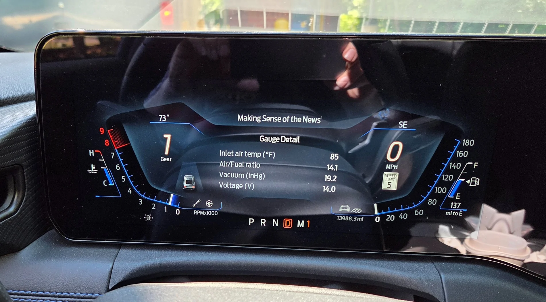 S650 Mustang A10 -- how to get Current Gear Indicator displayed, without Forscan? 20260513_105656