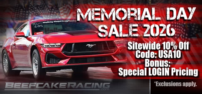 S650 Mustang Memorial Day Sale Is Live at BeefcakeRacing.com !! memsale