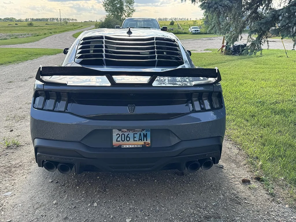 S650 Mustang Anybody wrapped area between tail lights black? IMG_0918 small