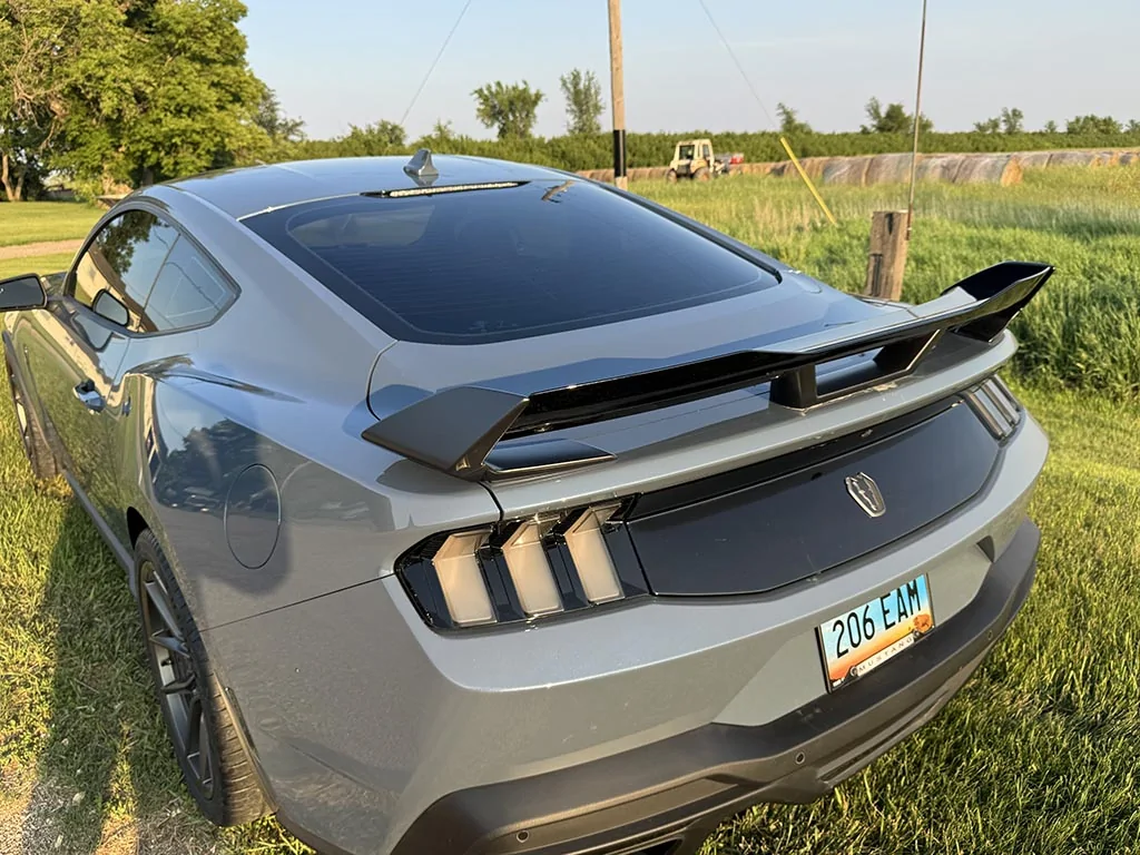 S650 Mustang Anybody wrapped area between tail lights black? IMG_0912 small