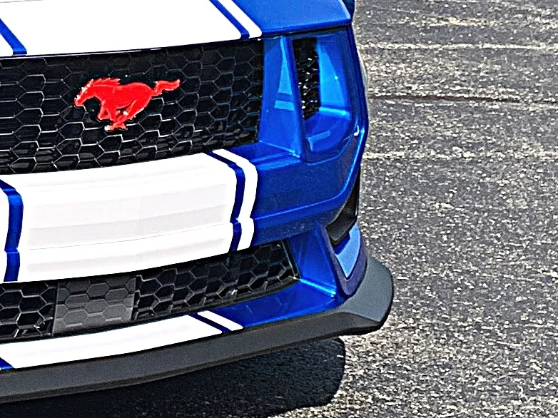 S650 Mustang Gave my GT a nose job - paint matched front trim bar and headlight bezels IMG_8306