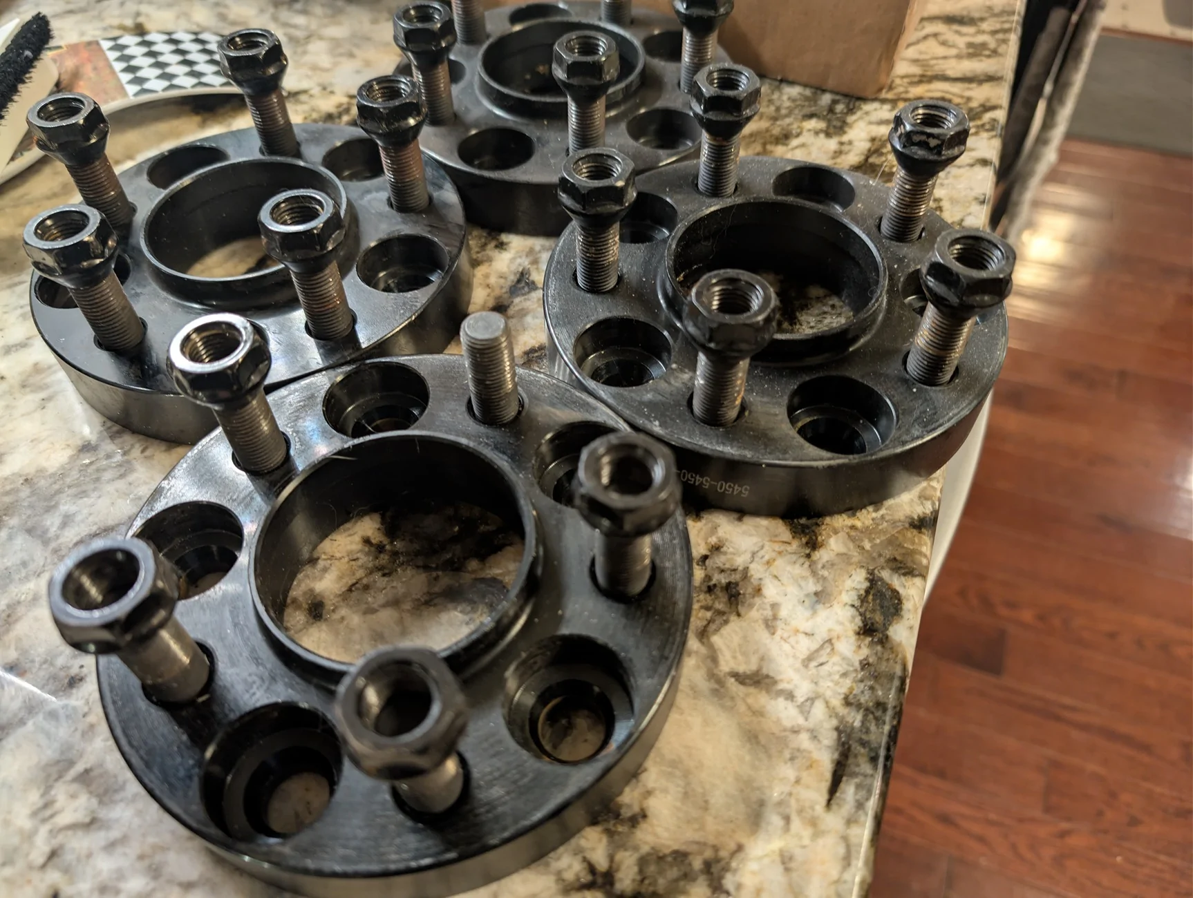 S650 Mustang Steeda Mustang/Explorer 1" Hubcentric Billet Aluminum Wheel Spacer - Pair X2 - $135 1000015284