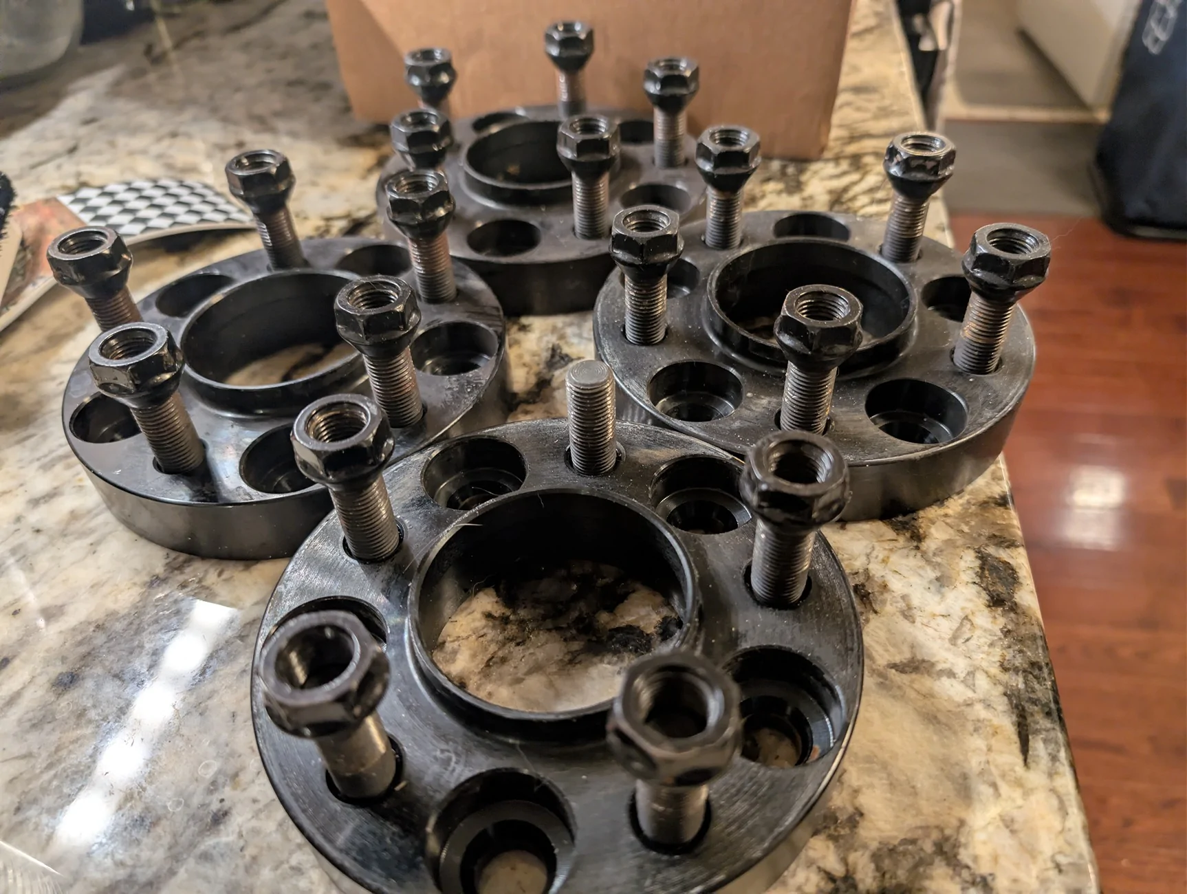 S650 Mustang Steeda Mustang/Explorer 1" Hubcentric Billet Aluminum Wheel Spacer - Pair X2 - $135 1000015285