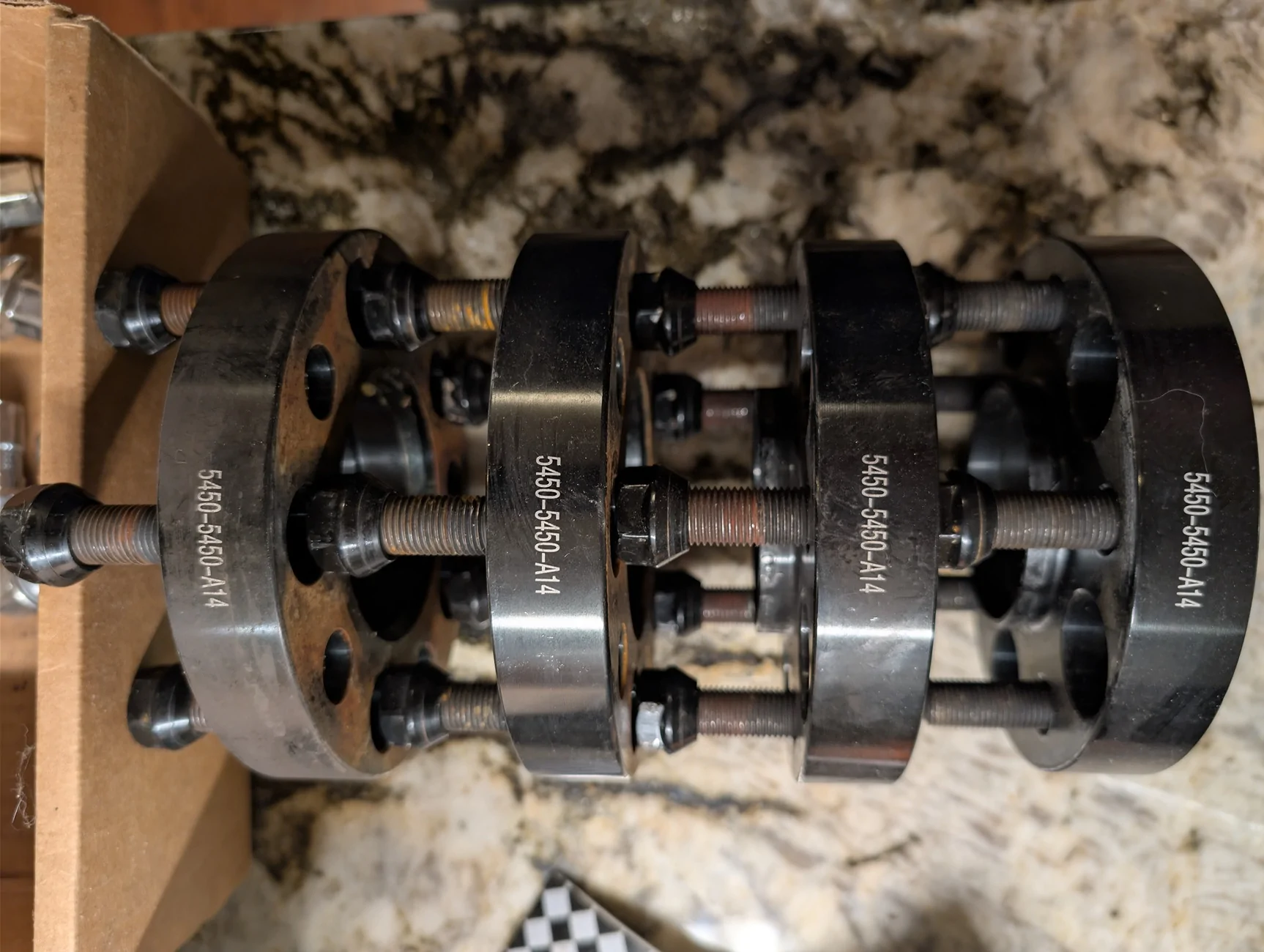 S650 Mustang Steeda Mustang/Explorer 1" Hubcentric Billet Aluminum Wheel Spacer - Pair X2 - $135 1000015286