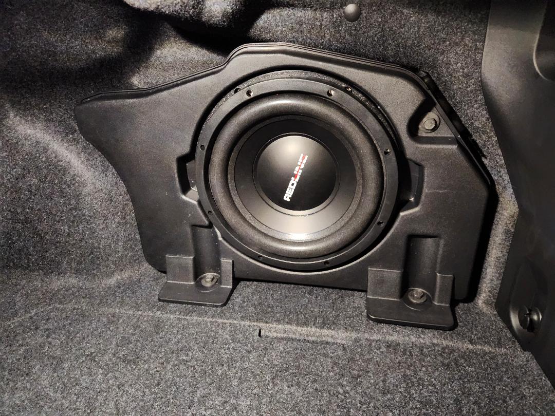 S650 Mustang BuckeyeBOSS' Grabber Blue Dark Horse Build subwoofer