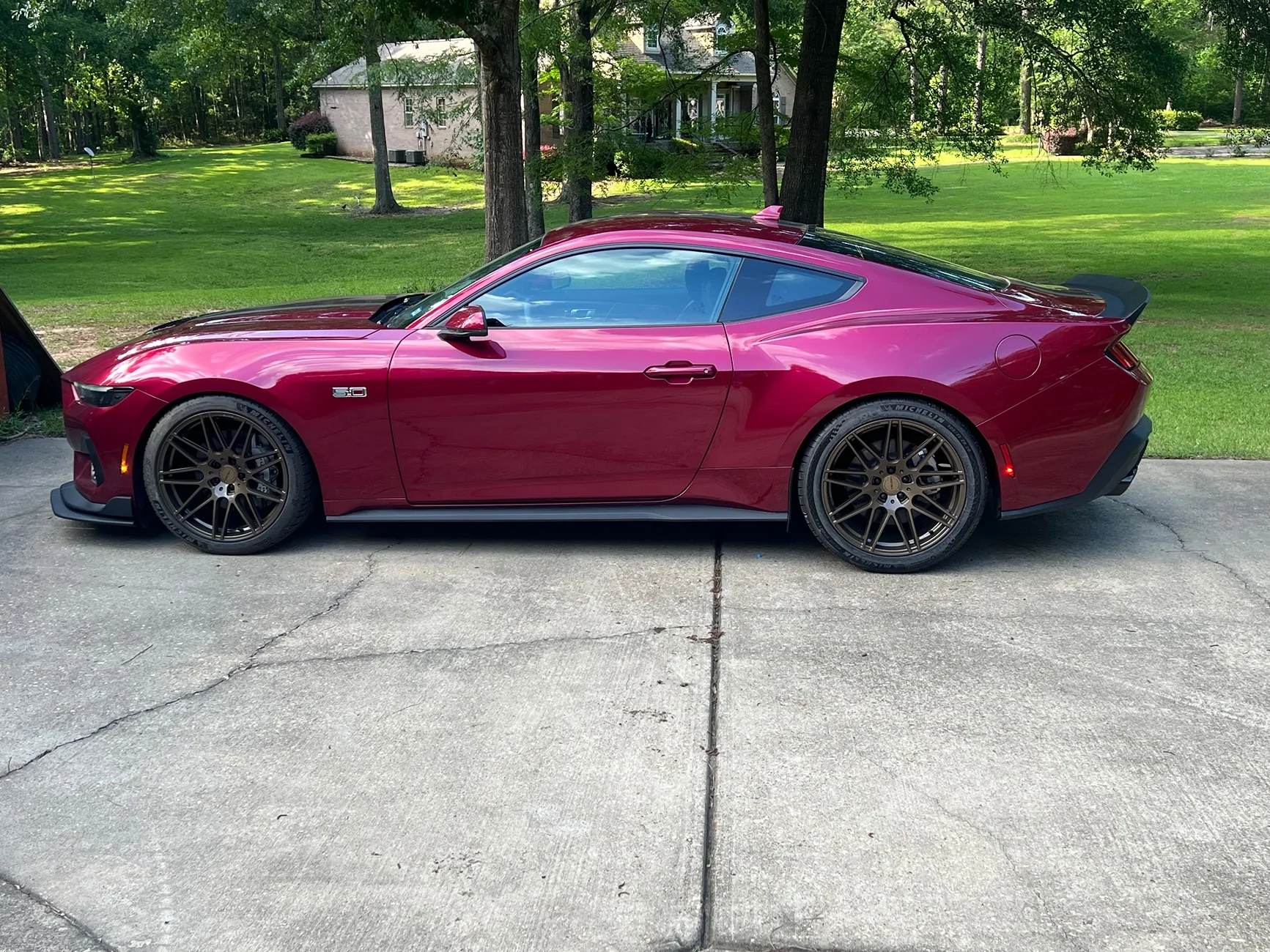 S650 Mustang Looking for Aftermarket dark bronze wheels. IMG_9452