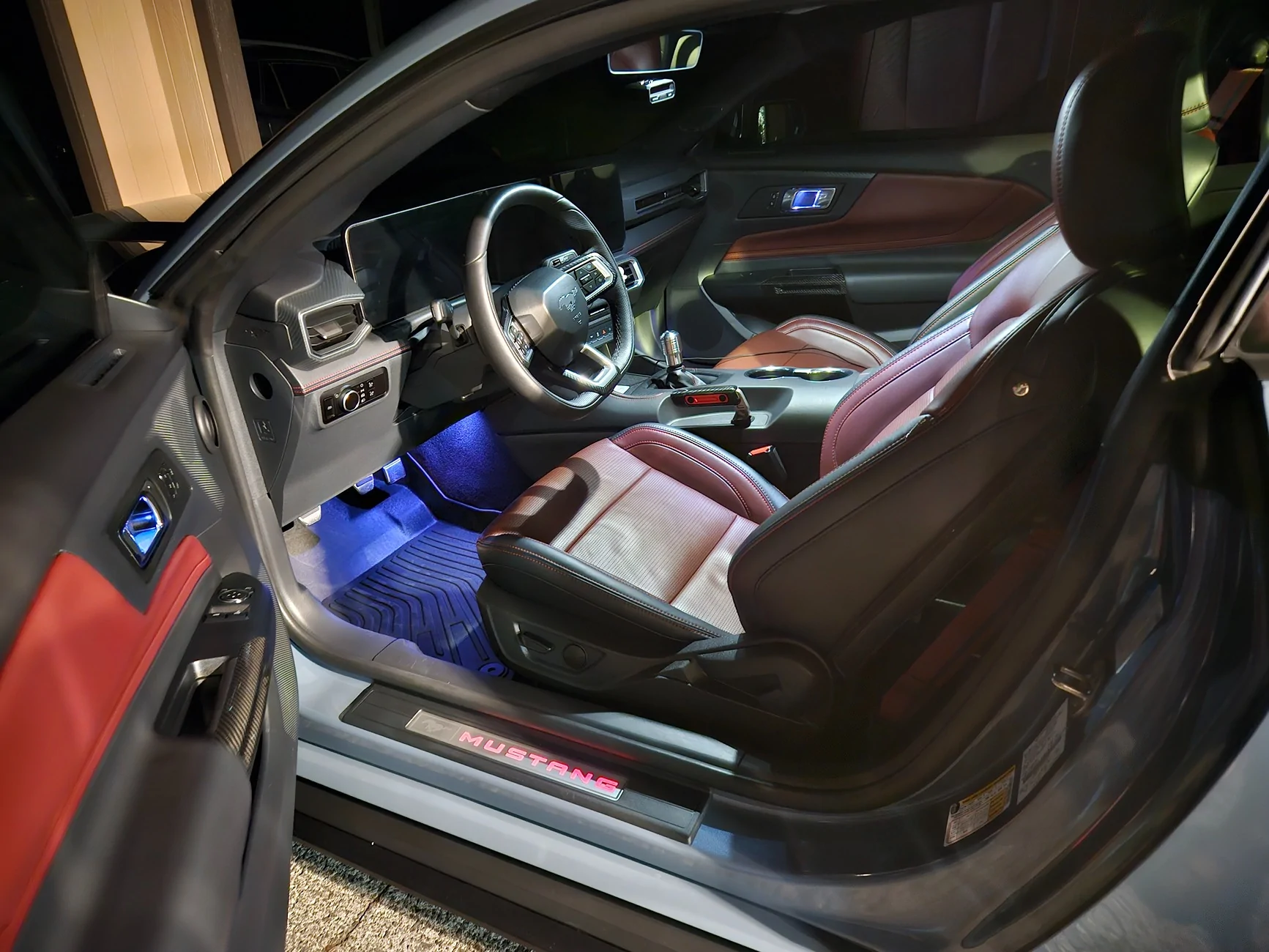 S650 Mustang Vapor Blue with Carmine Red Interior??? 20260308_191112