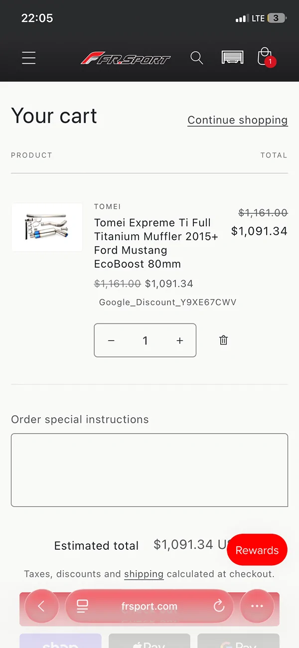 S650 Mustang Tomei TI exhaust - does it fit S650 Ecoboost IMG_9366