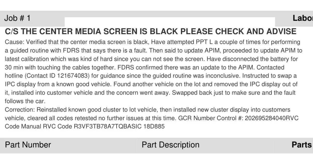 S650 Mustang Center Screen won’t turn on, system update or deeper electrical issues? IMG_5056