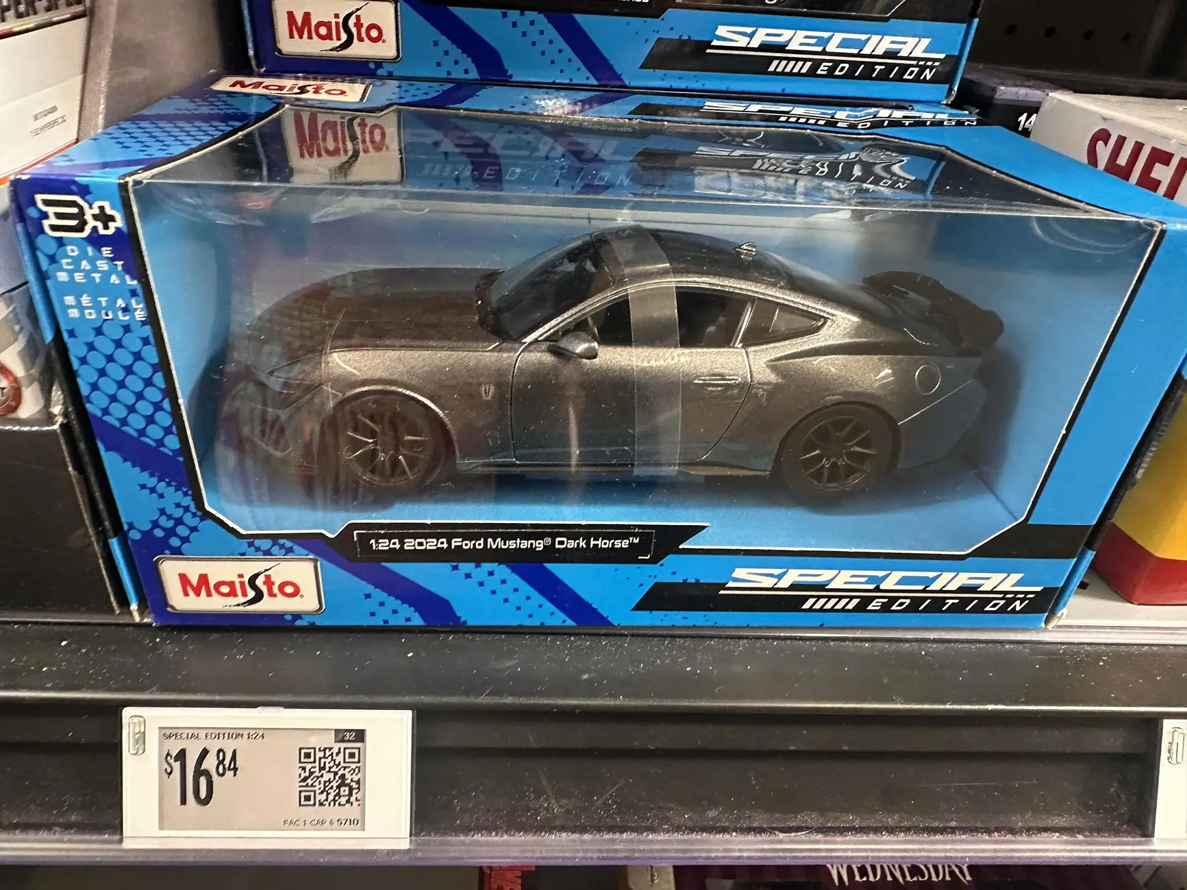 S650 Mustang First S650 2024 Ford Mustang Diecast! 1/18 Dark Horse in Carbonized Gray 1780342864782-ps