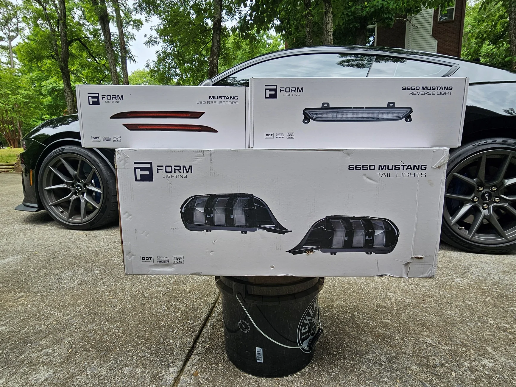 S650 Mustang My 2025 Dark Horse Build Thread DRKGHT Lights that I changed