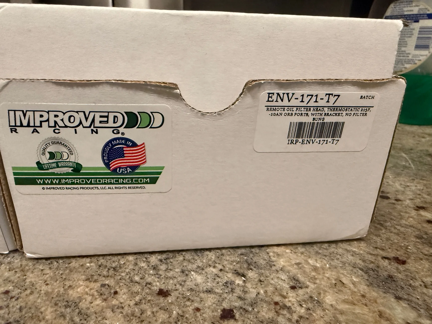 S650 Mustang Improved Racing ENV-171 Oil filter mount IMG_2618