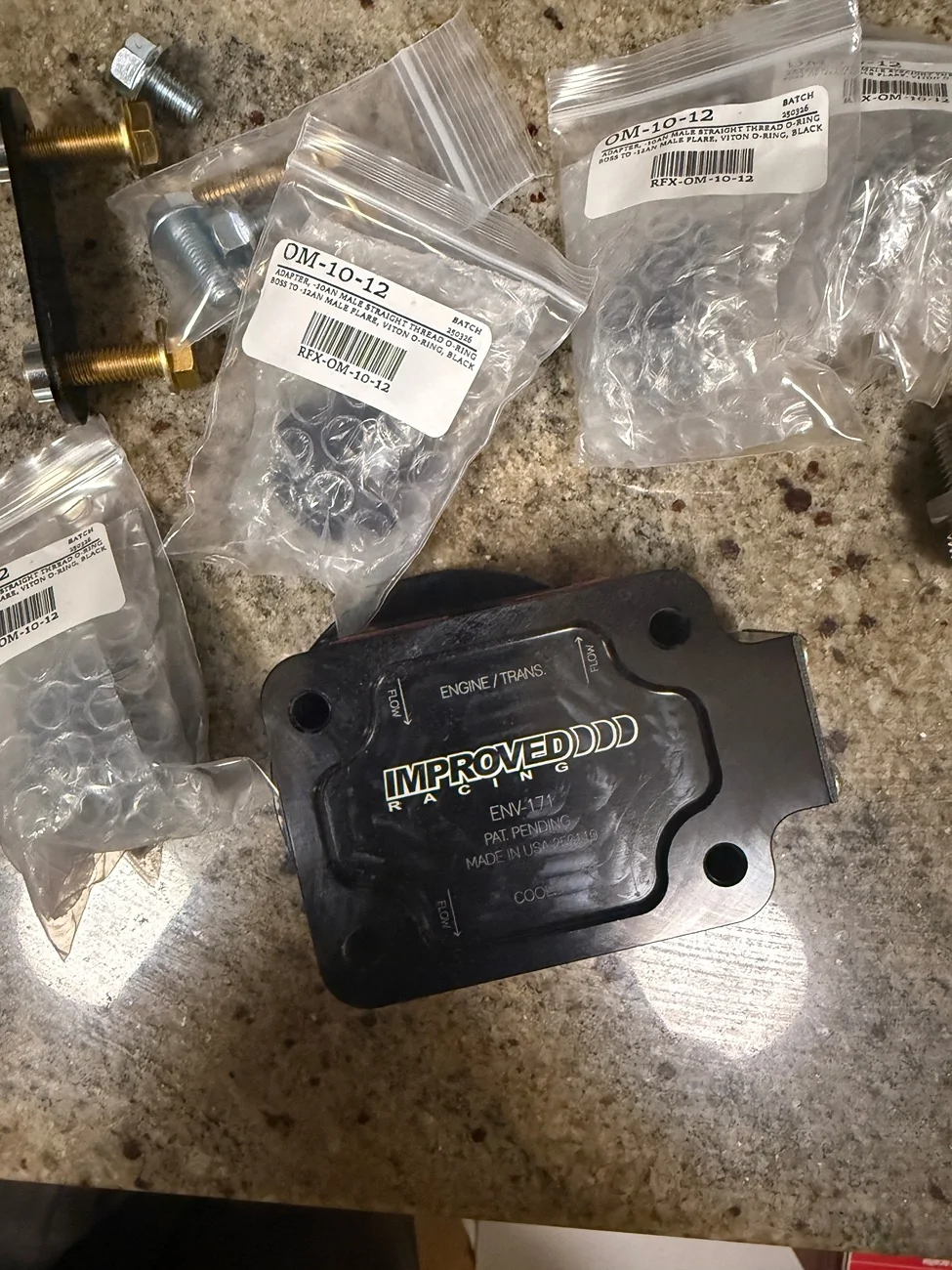 S650 Mustang Improved Racing ENV-171 Oil filter mount IMG_2621