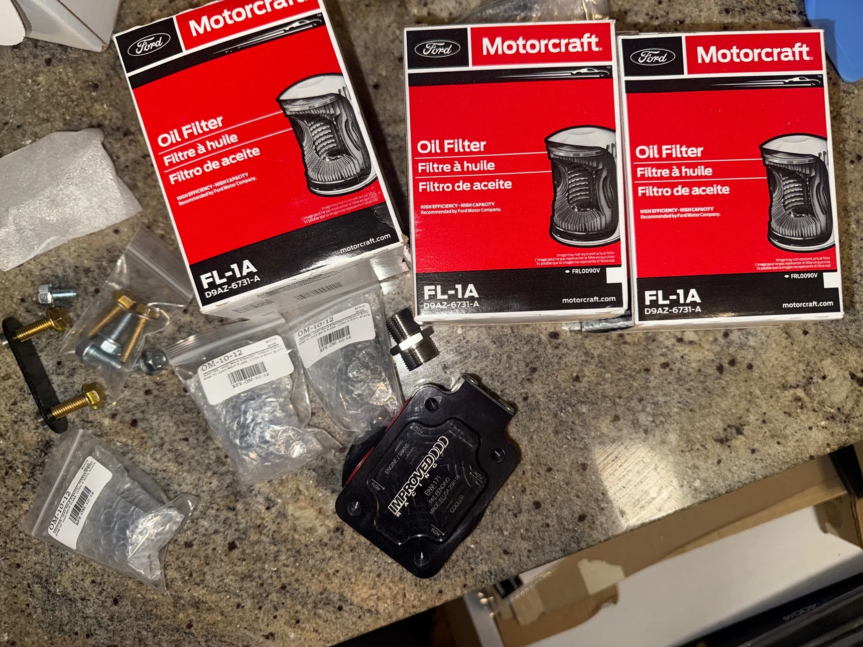 S650 Mustang Improved Racing ENV-171 Oil filter mount IMG_2626