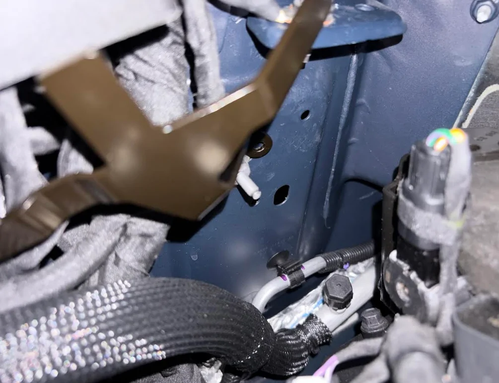S650 Mustang OEM Ford Performance Oil separator kit on new Dark Horse 2026 issues 1781034163512-rt