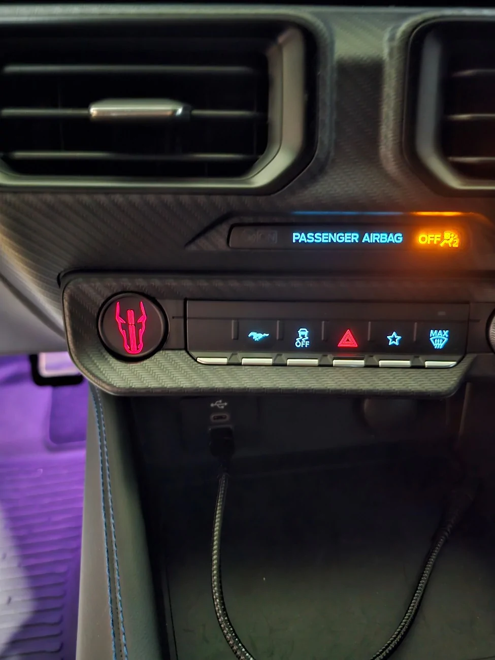 S650 Mustang My 2025 Dark Horse Build Thread DRKGHT Dark Horse Start Button