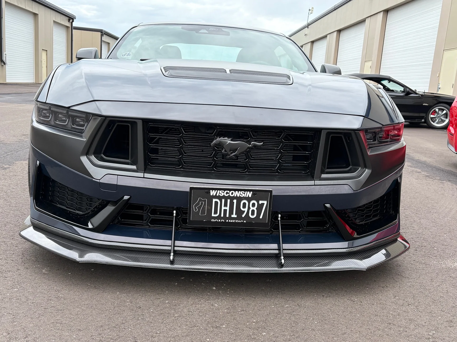 S650 Mustang Handling pack front splitter install IMG_6554