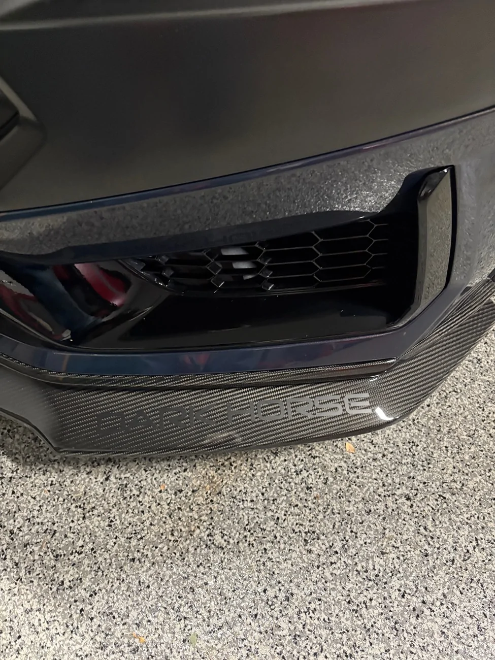 S650 Mustang Handling pack front splitter install IMG_6563