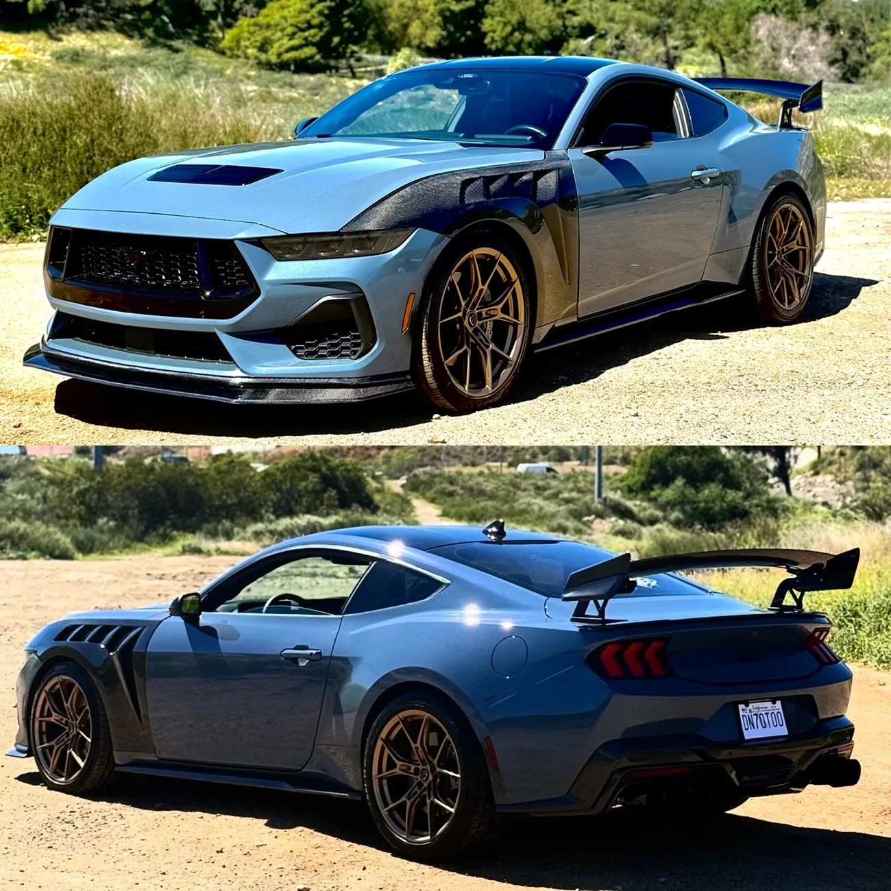 S650 Mustang ALT FORGED Wheels for Mustang GT, Mach 1, GT350, GT500 19" 20" - Light weight & Concave Designs MUSTANG-S650-ON-ALT-MACH-ROTARY-FORGED-GLOSS-BRONZE-20X10-20X11-GEM-MOTORSPORTS