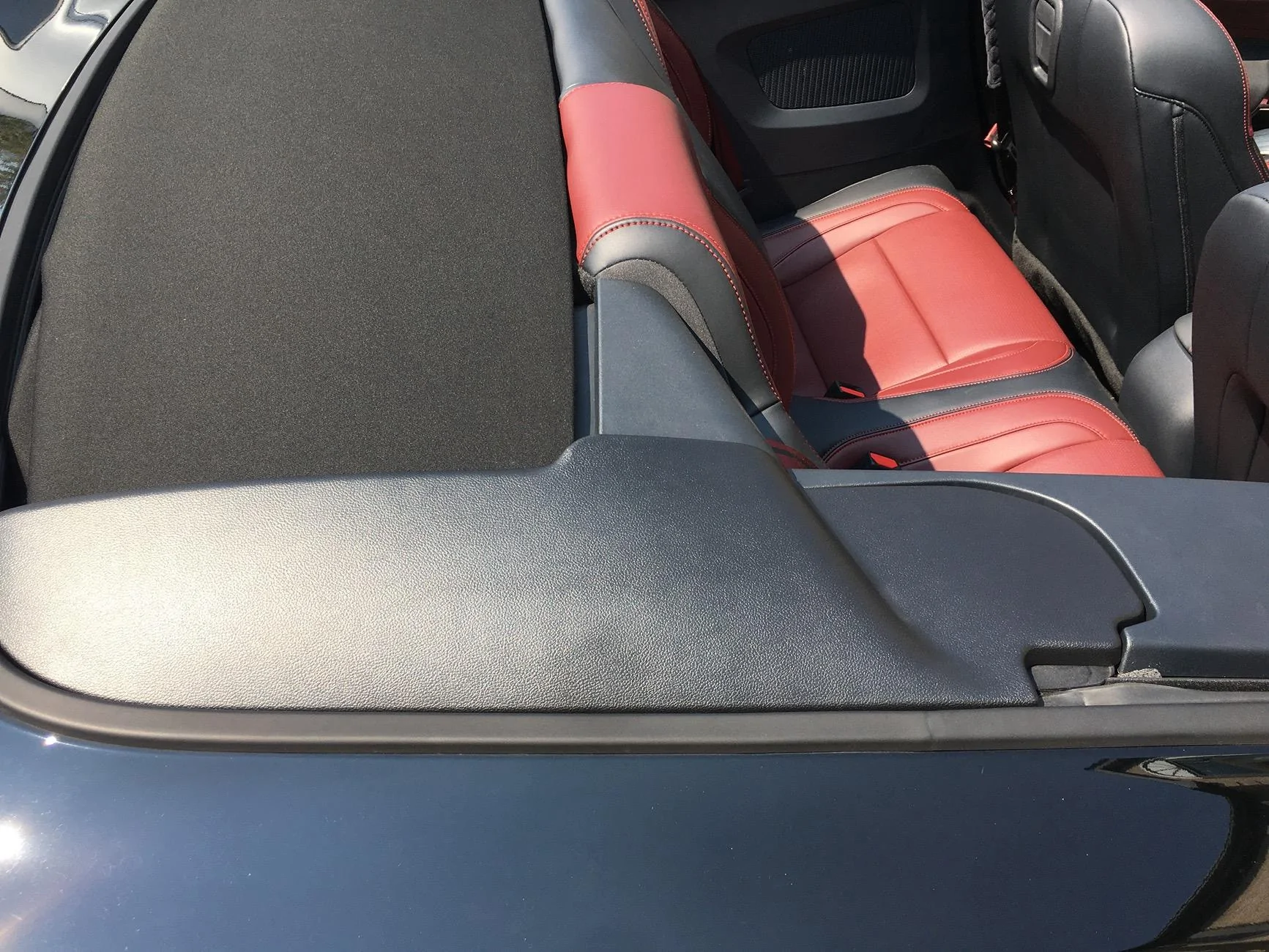 S650 Mustang Convertible covers for side when top is down..... Imag