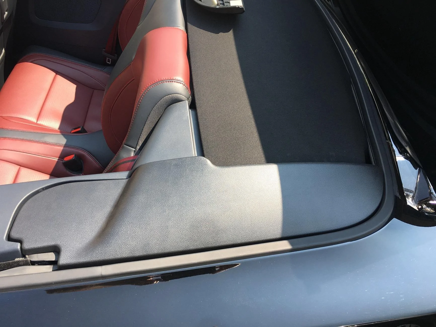 S650 Mustang Convertible covers for side when top is down..... Image 1