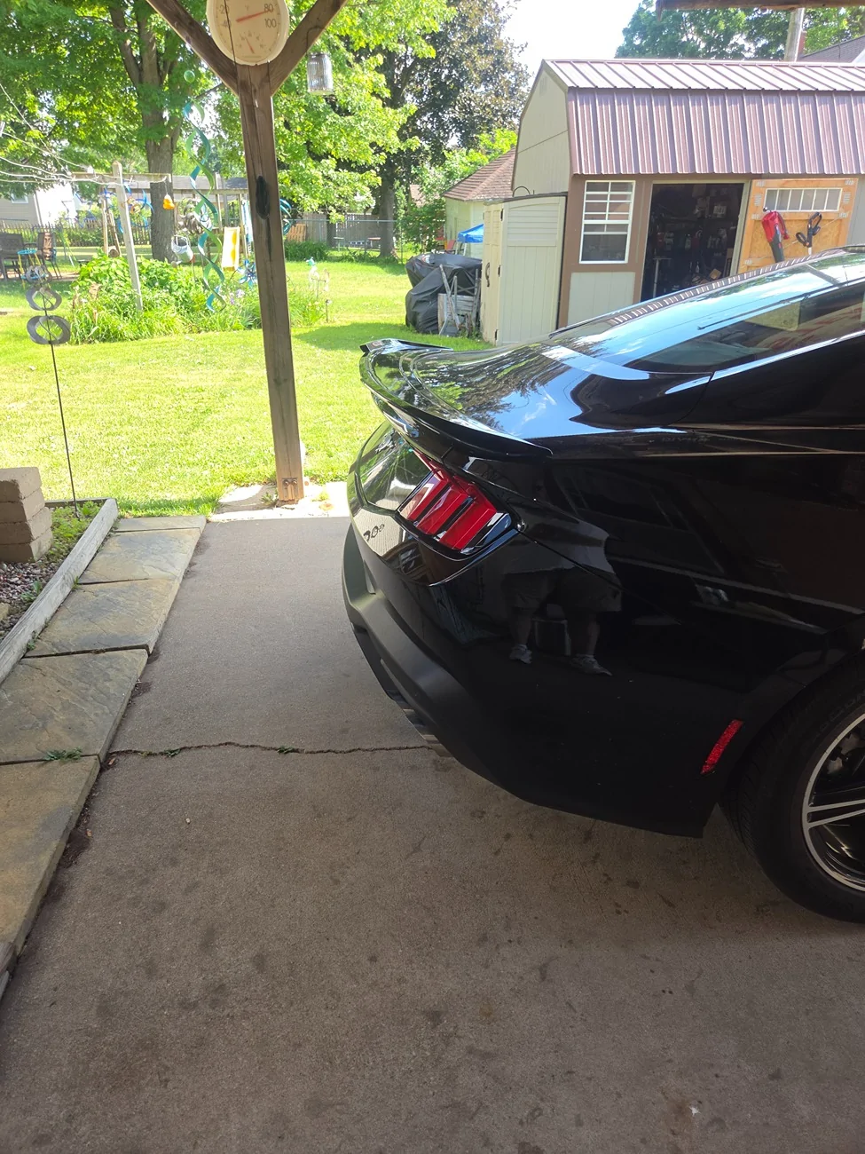 S650 Mustang I have added a Trunk Spoiler on my 2024 Mustang. 20260605_162021