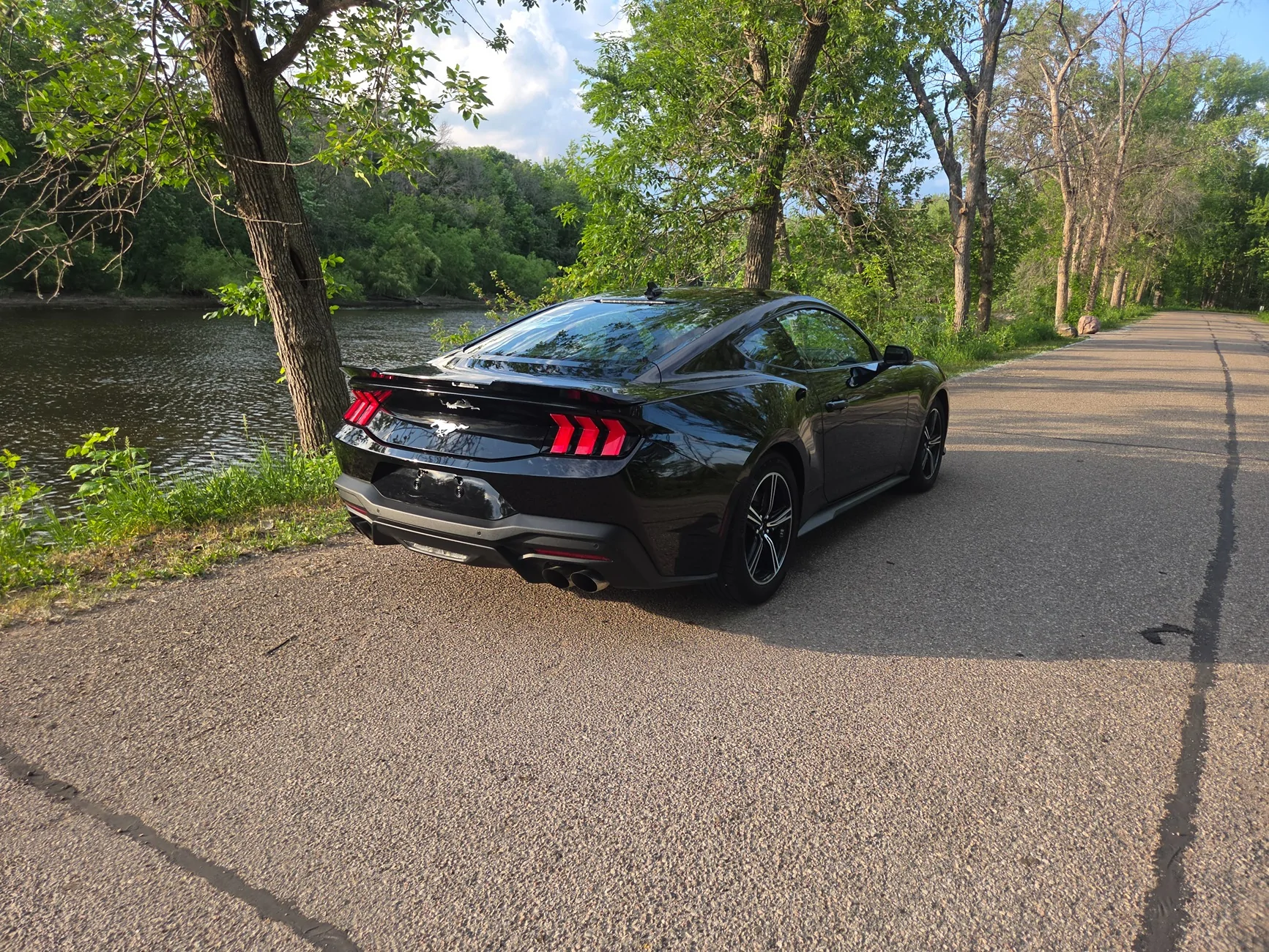 S650 Mustang I have added a Trunk Spoiler on my 2024 Mustang. 20260605_190252