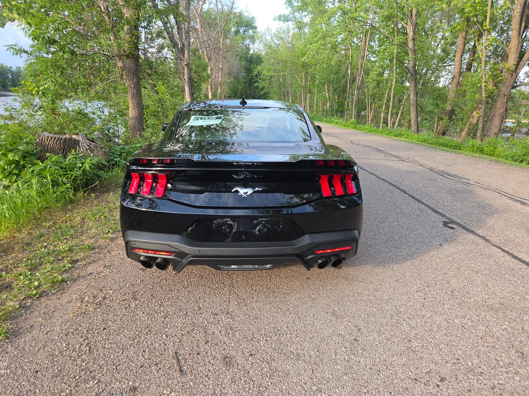 S650 Mustang I have added a Trunk Spoiler on my 2024 Mustang. 20260605_190351