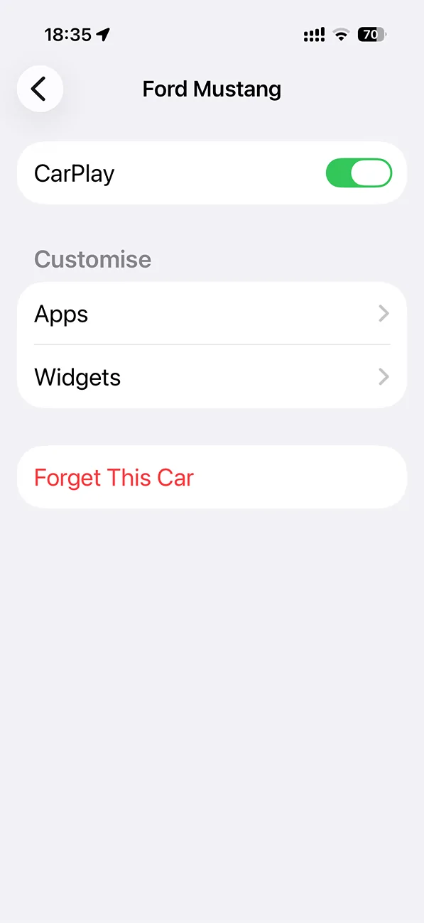 S650 Mustang iPhone Text Messages on dash screen? IMG_7587
