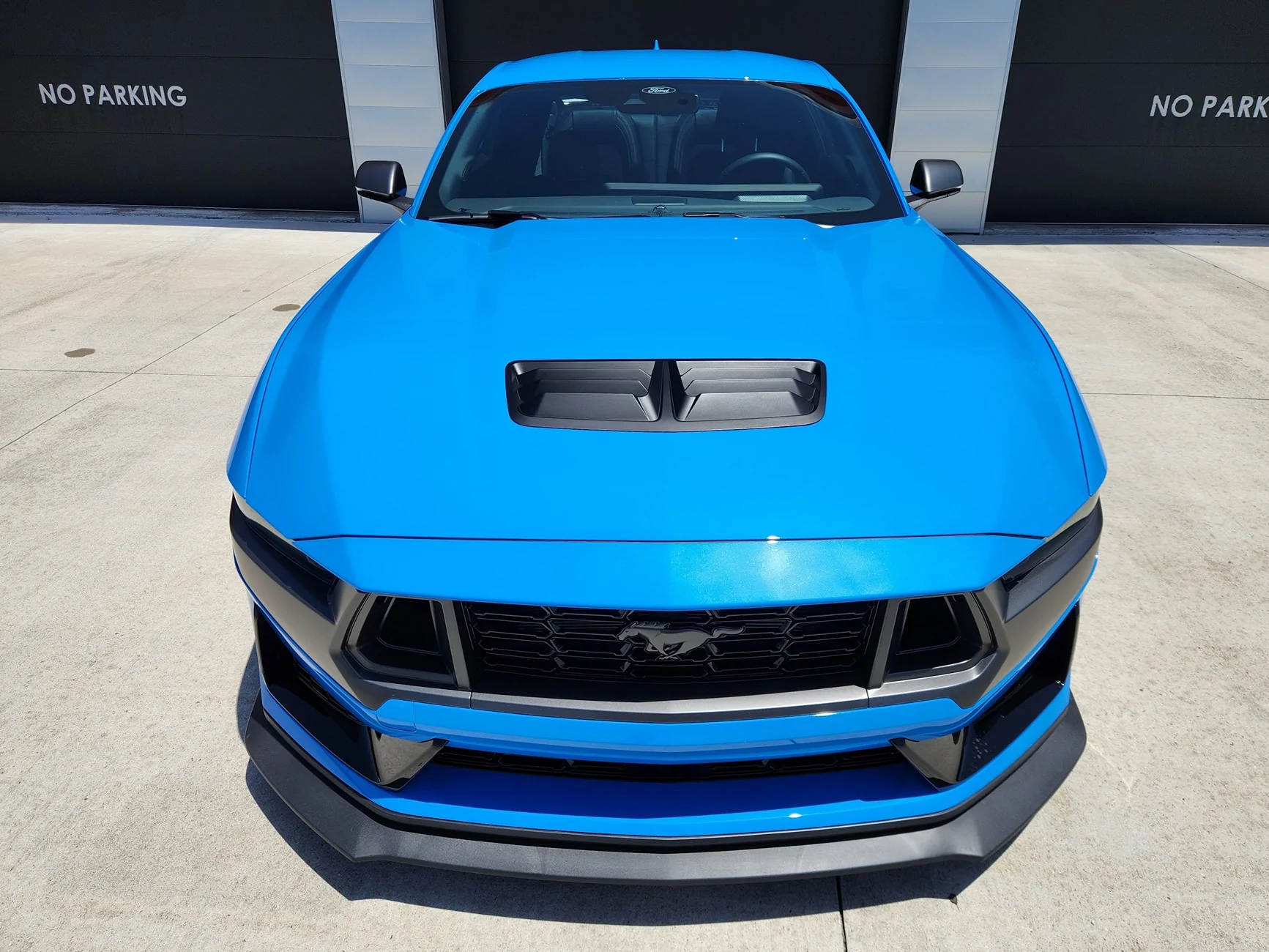 S650 Mustang BuckeyeBOSS' Grabber Blue Dark Horse Build Straightened 20260609_135421