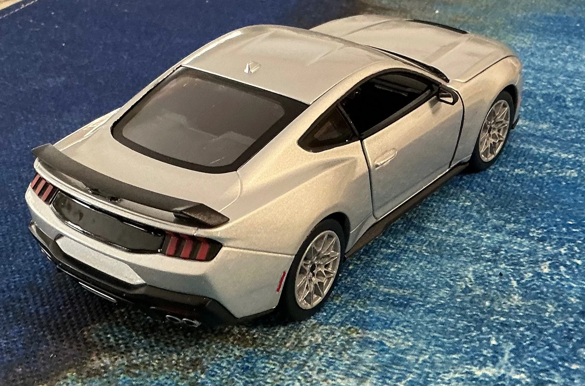 S650 Mustang First S650 2024 Ford Mustang Diecast! 1/18 Dark Horse in Carbonized Gray IMG_7270