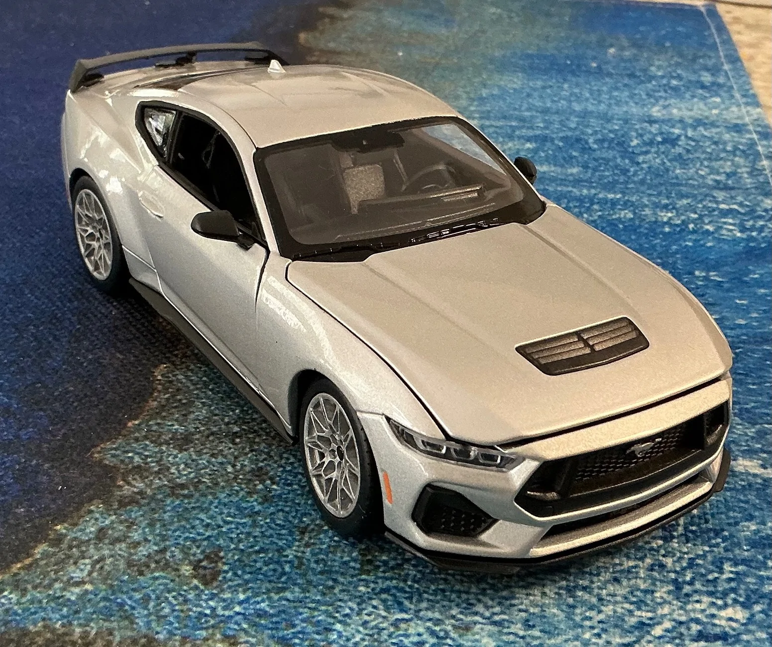 S650 Mustang First S650 2024 Ford Mustang Diecast! 1/18 Dark Horse in Carbonized Gray IMG_7271