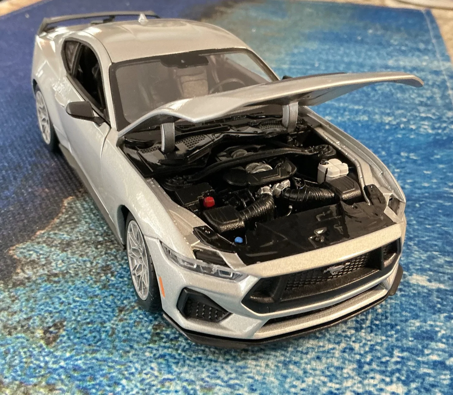 S650 Mustang First S650 2024 Ford Mustang Diecast! 1/18 Dark Horse in Carbonized Gray IMG_7272