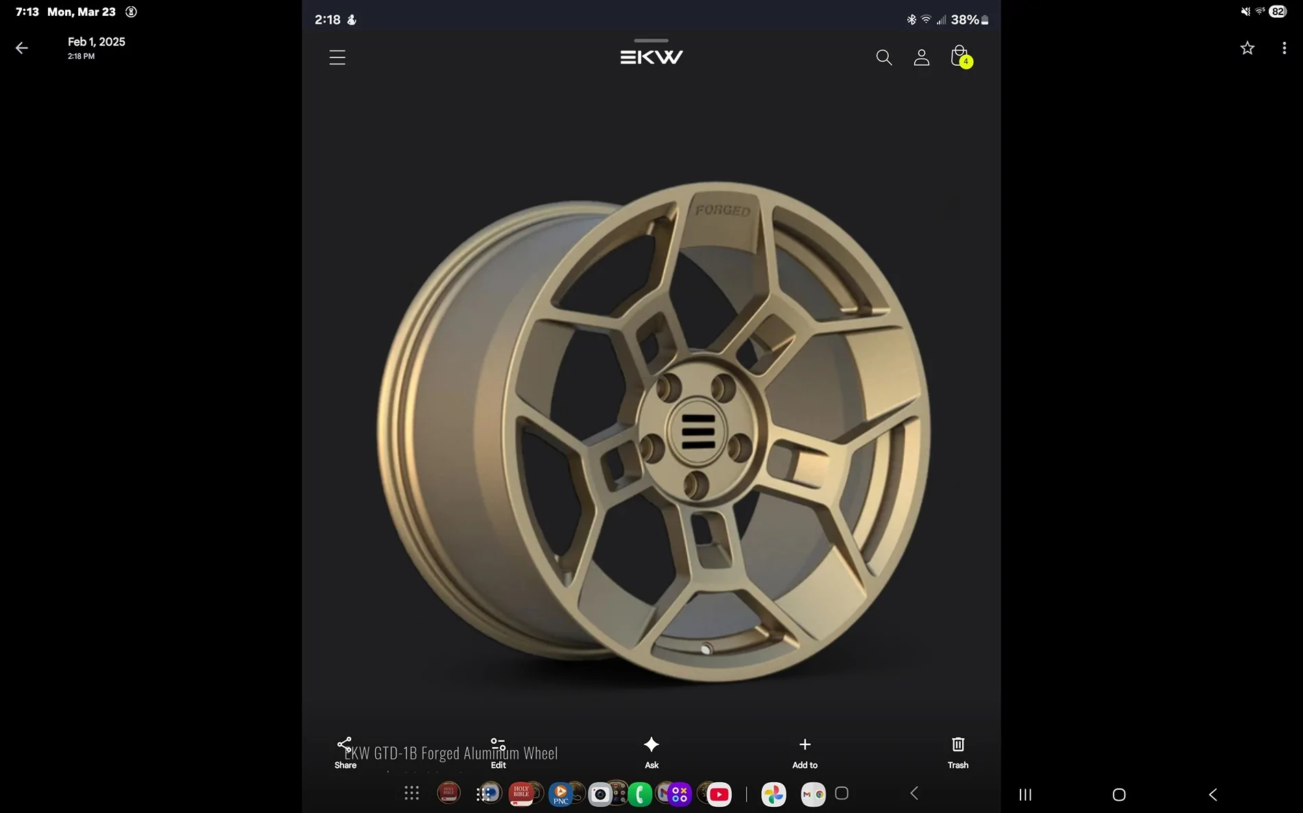 S650 Mustang Darkhorse Handling pack aftermarket wheel options Screenshot_20260617_192503_Photos